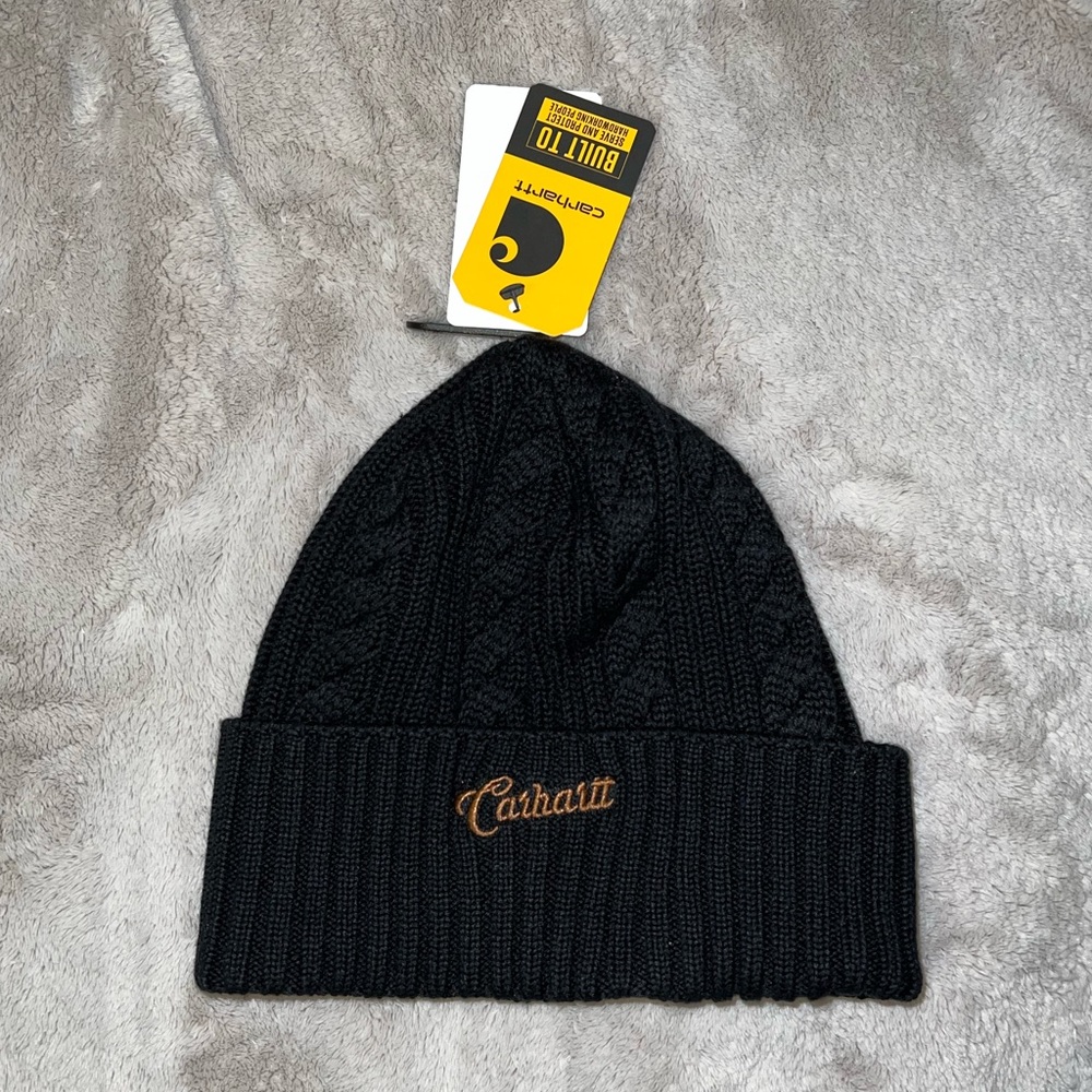 Carhartt Women’s Black Rib Knit Beanie